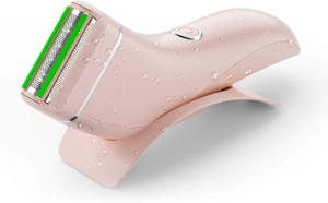 Afeitadora de dama hidratante hidratante recargable de USB eléctrico impermeable